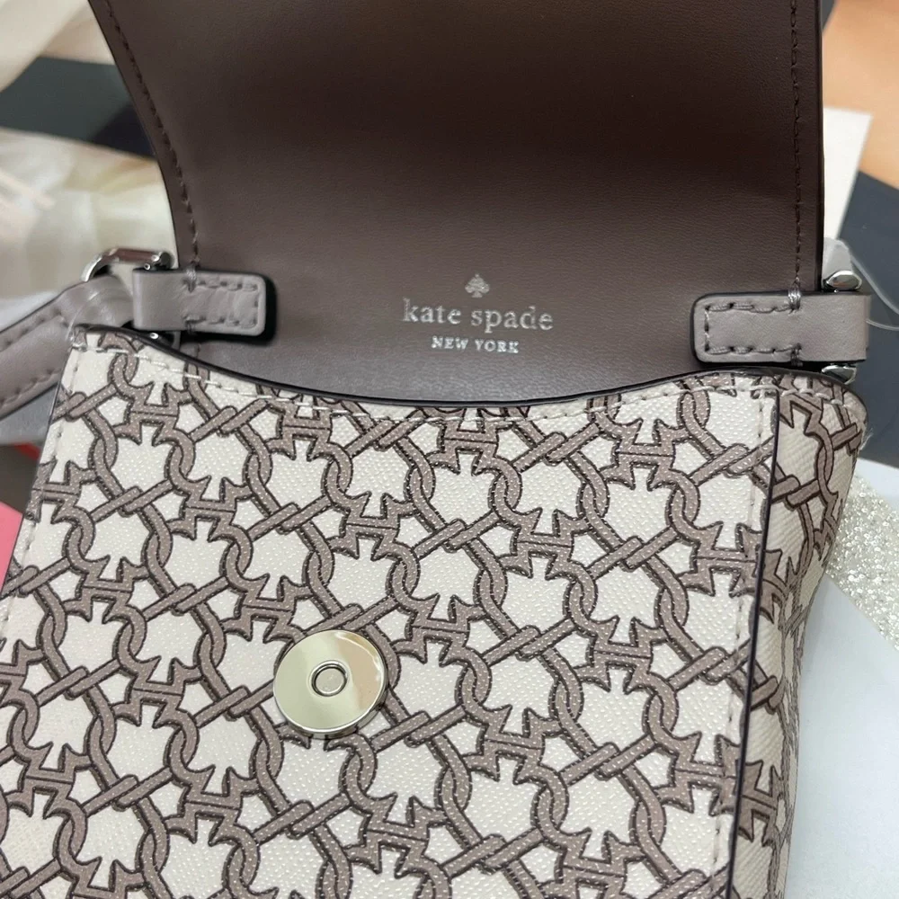 (new+tag) Kate Spade flap phone crossbody fits large iPhone Pro Max + card slots
